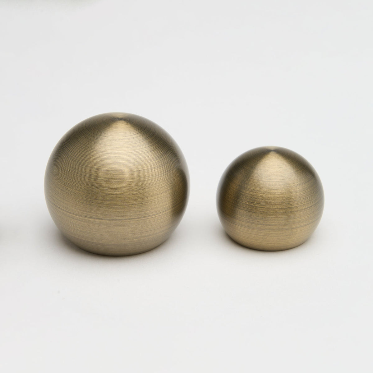 Sphere Knob Aged Brass — view 1