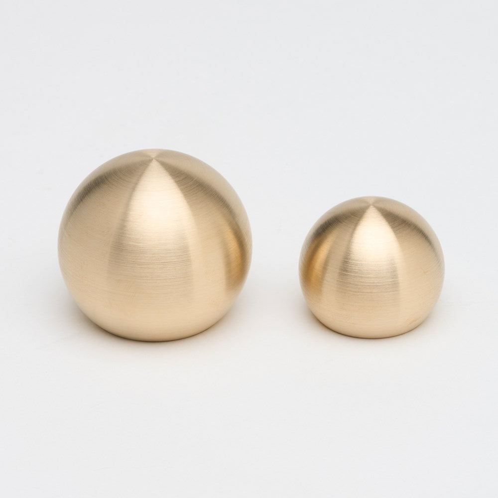 Sphere Knob Live Brass — view 1