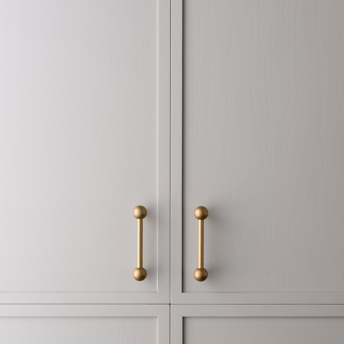 Sphere Pull Tumbled Brass — view 5