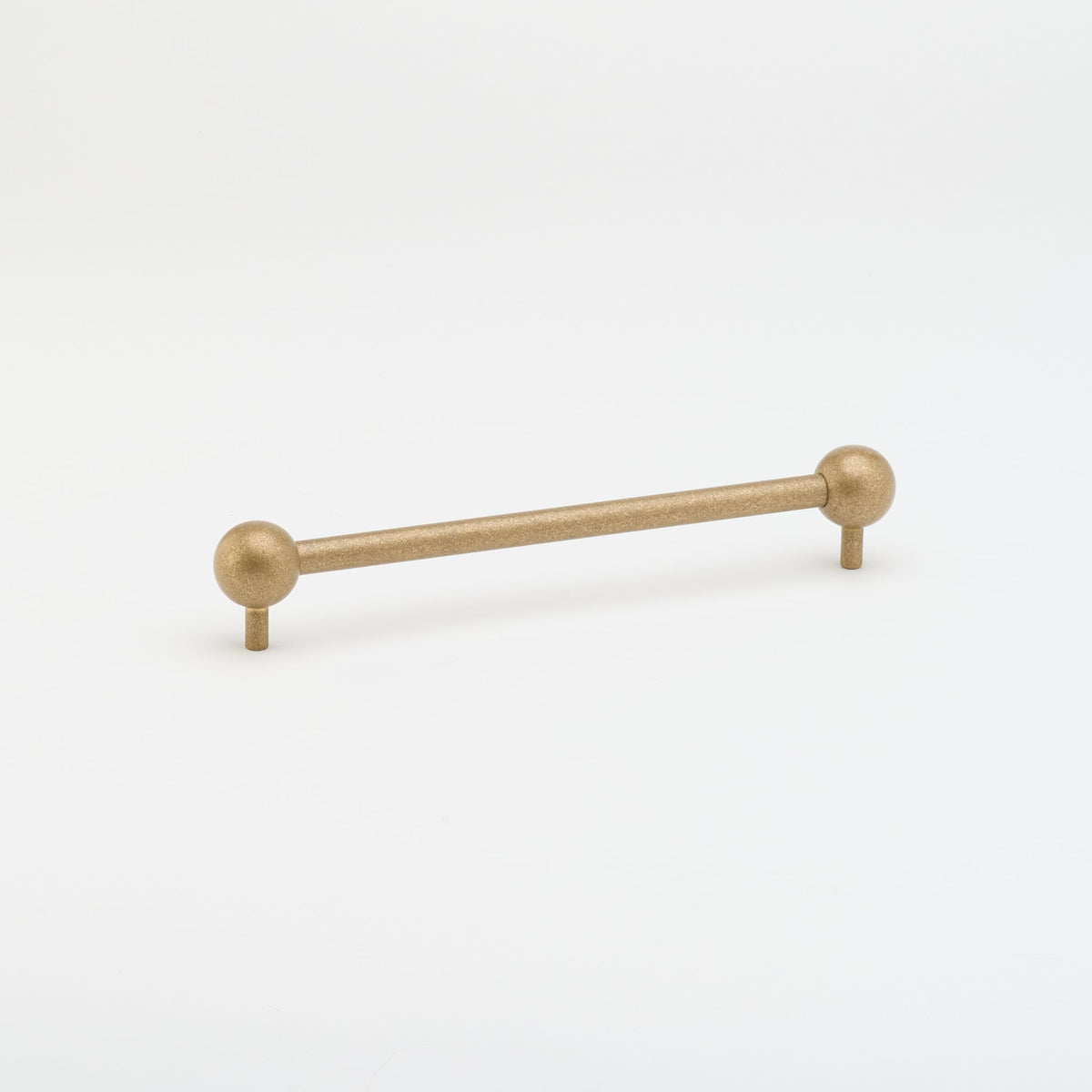 Sphere Pull Tumbled Brass — view 3