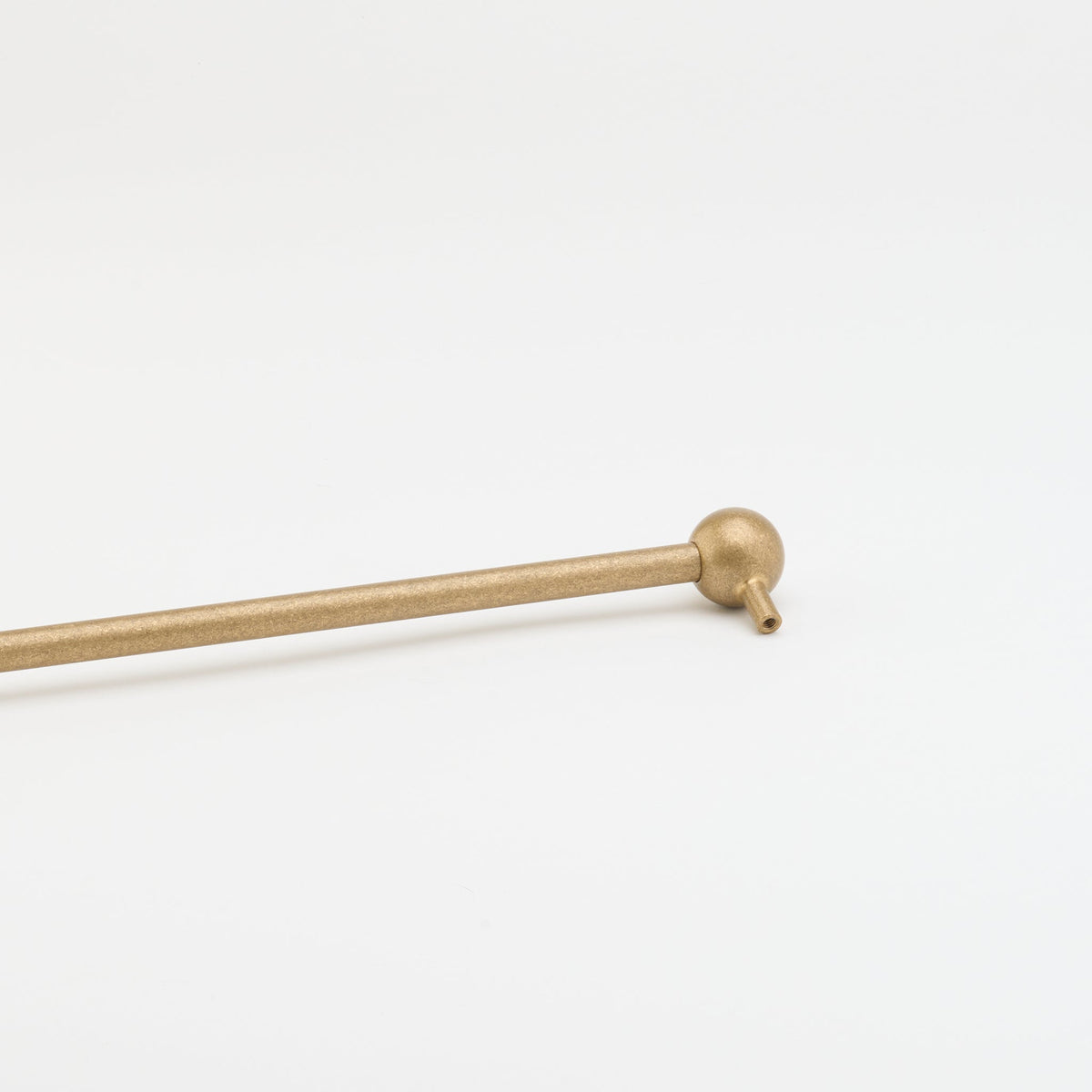 Sphere Appliance Pull Tumbled Brass — view 6