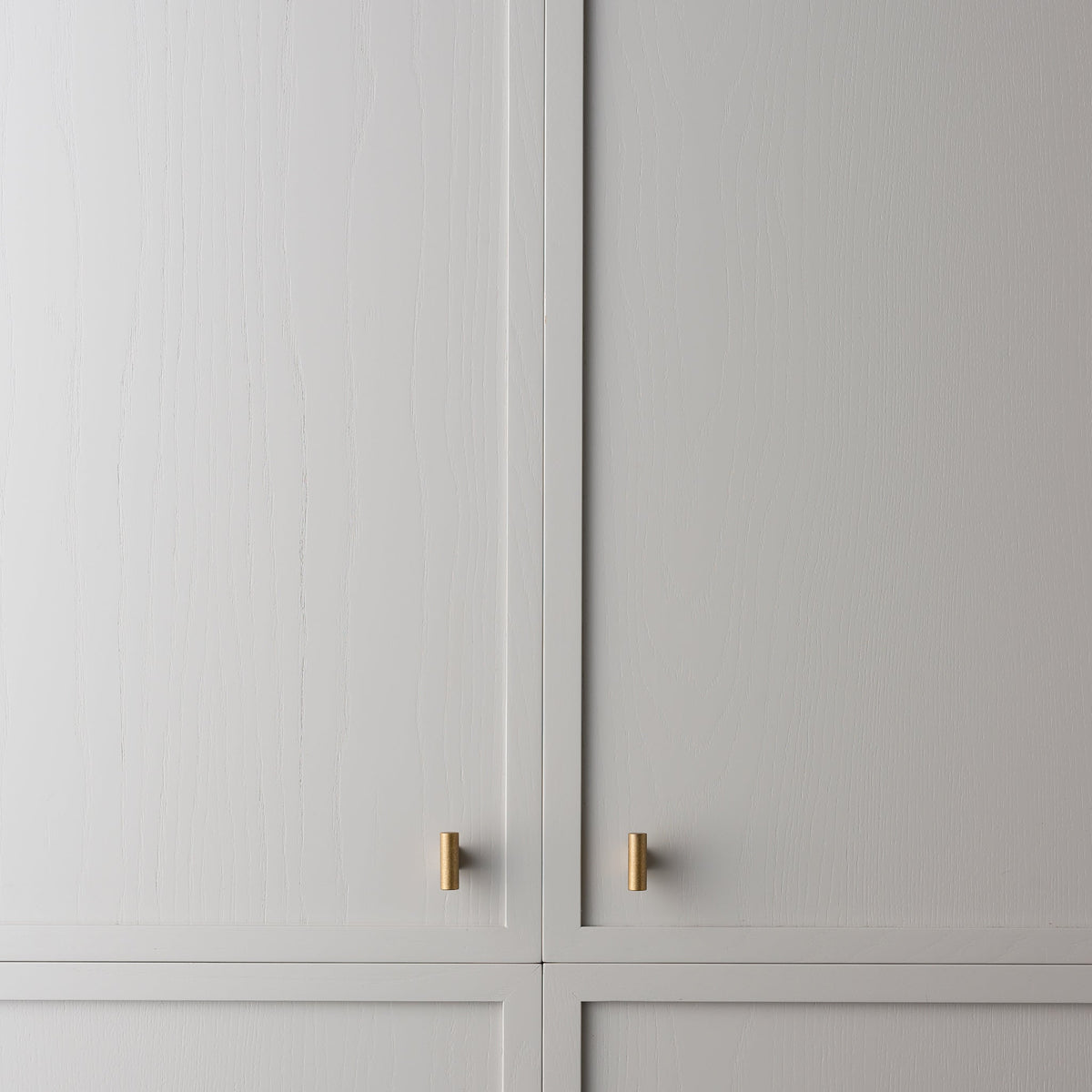 T Pull Tumbled Brass — view 5