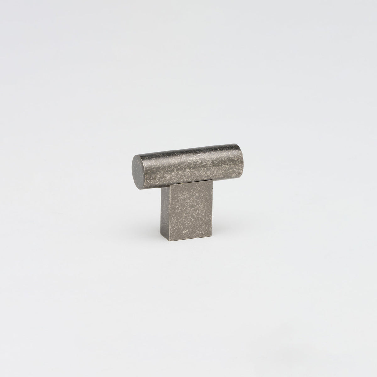 T Pull Tumbled Nickel — view 1