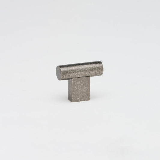 T Pull Tumbled Nickel — view 1
