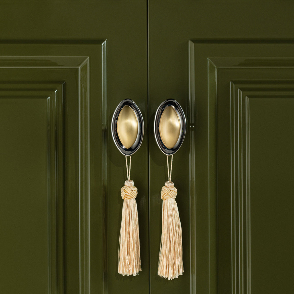 Duet Knob Polished Nickel — view 2