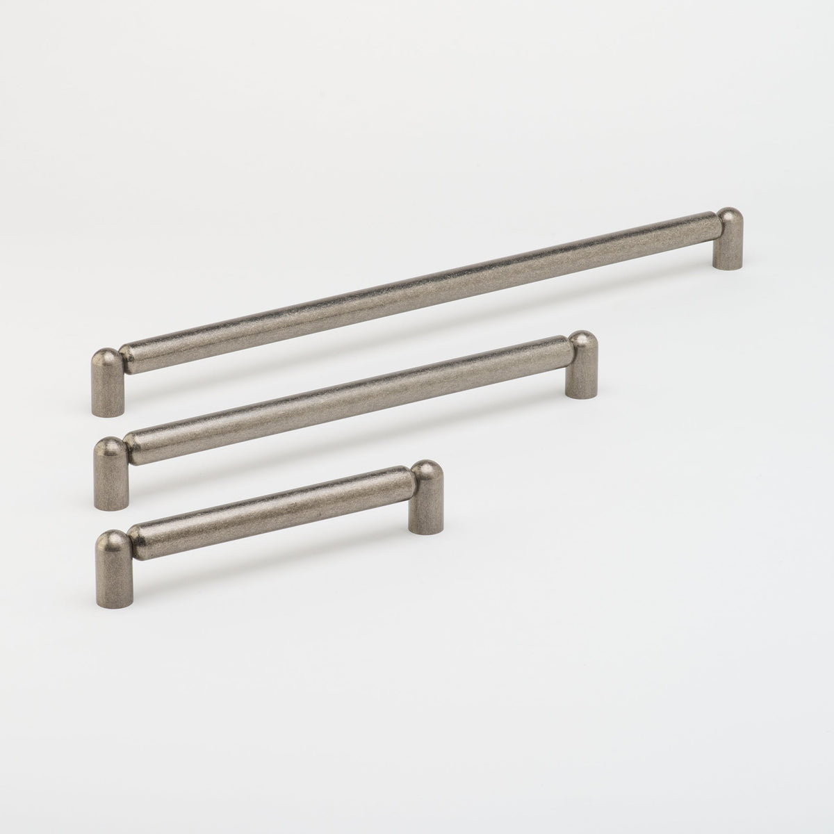 Tubby Pull Tumbled Nickel — view 1