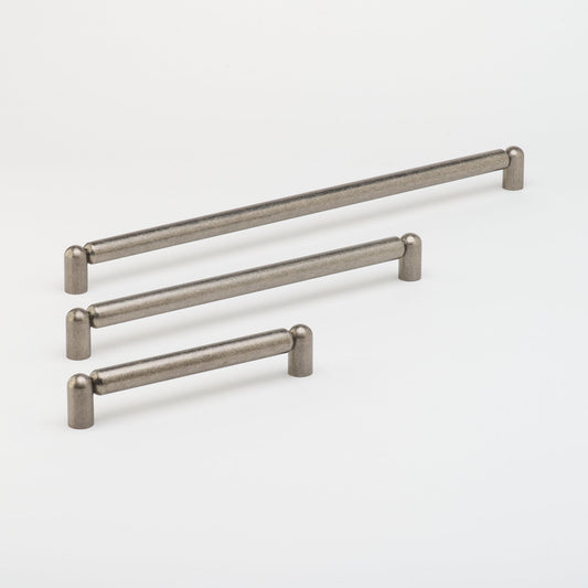 Tubby Pull Tumbled Nickel — view 1