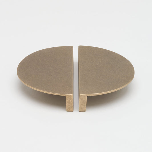 Luna Pull XL Tumbled Brass — view 1