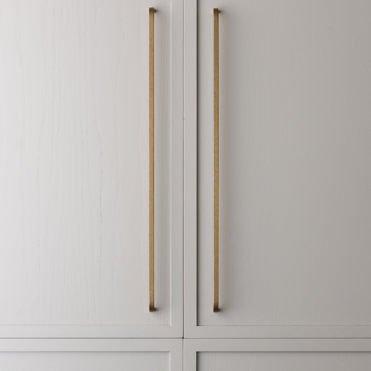 Curve Pull Tumbled Brass — view 8