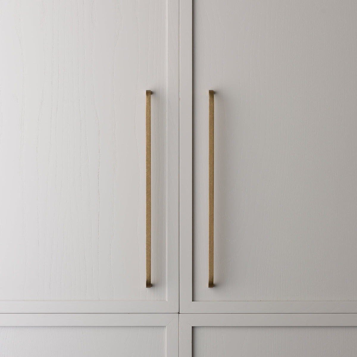 Curve Pull Tumbled Brass — view 7