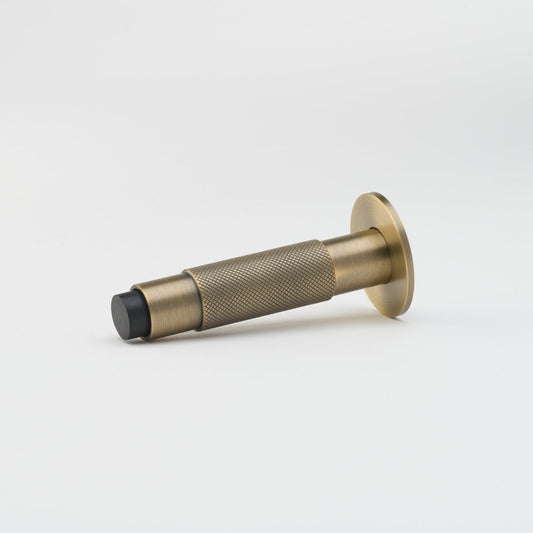 Kintore Doorstop Aged Brass — view 1