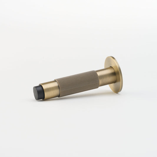 Linear Doorstop Aged Brass — view 1