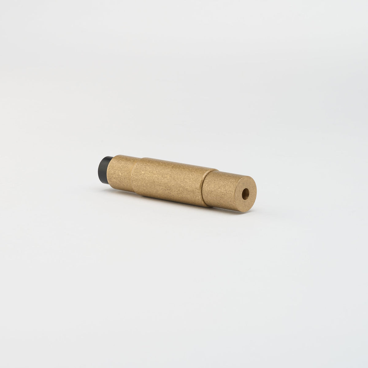 Lola Doorstop Tumbled Brass — view 2