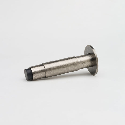 Lola Doorstop Tumbled Nickel — view 1