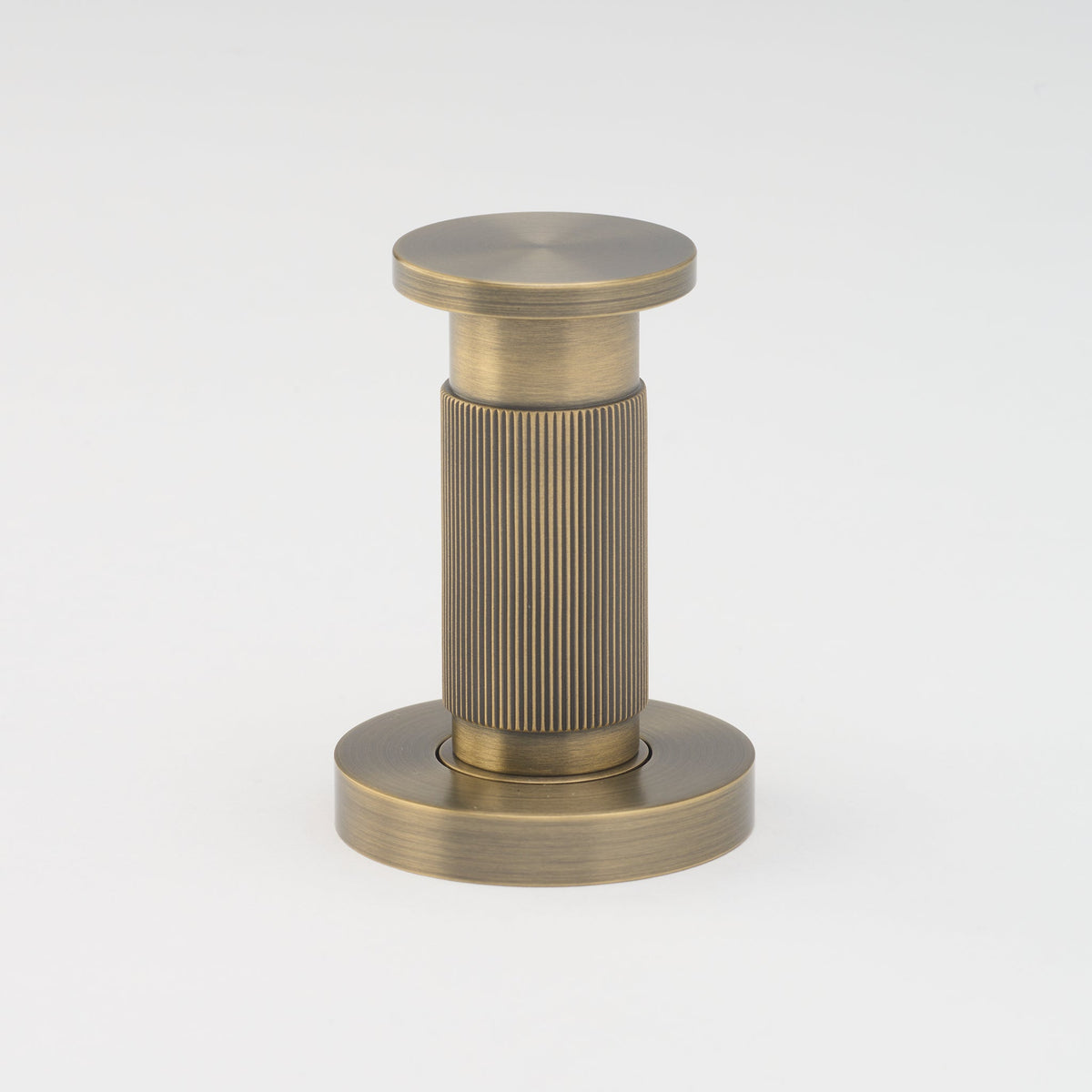 Linear Towel Hook Aged Brass — view 3