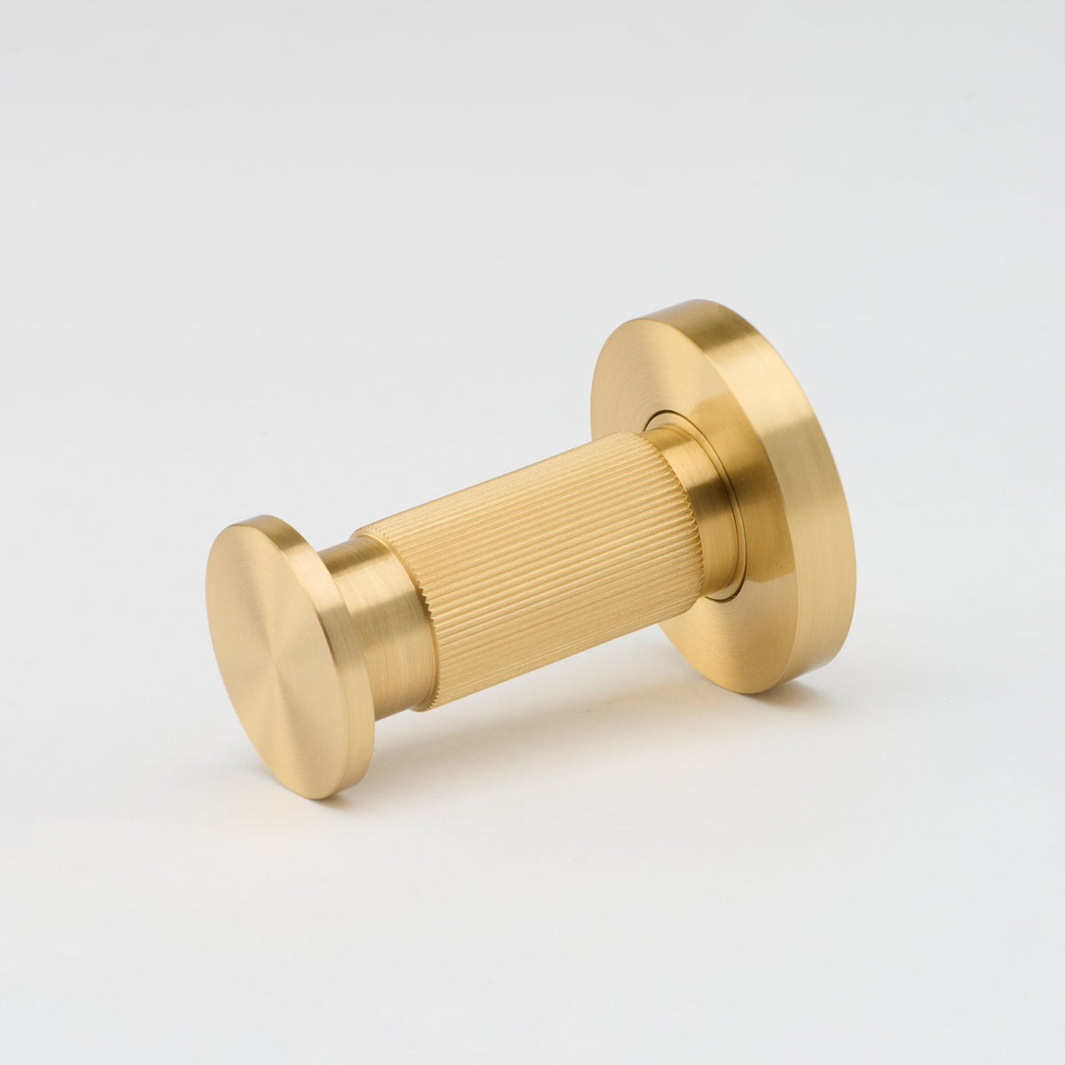 Linear Towel Hook Brass — view 1
