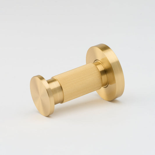 Linear Towel Hook Brass — view 1