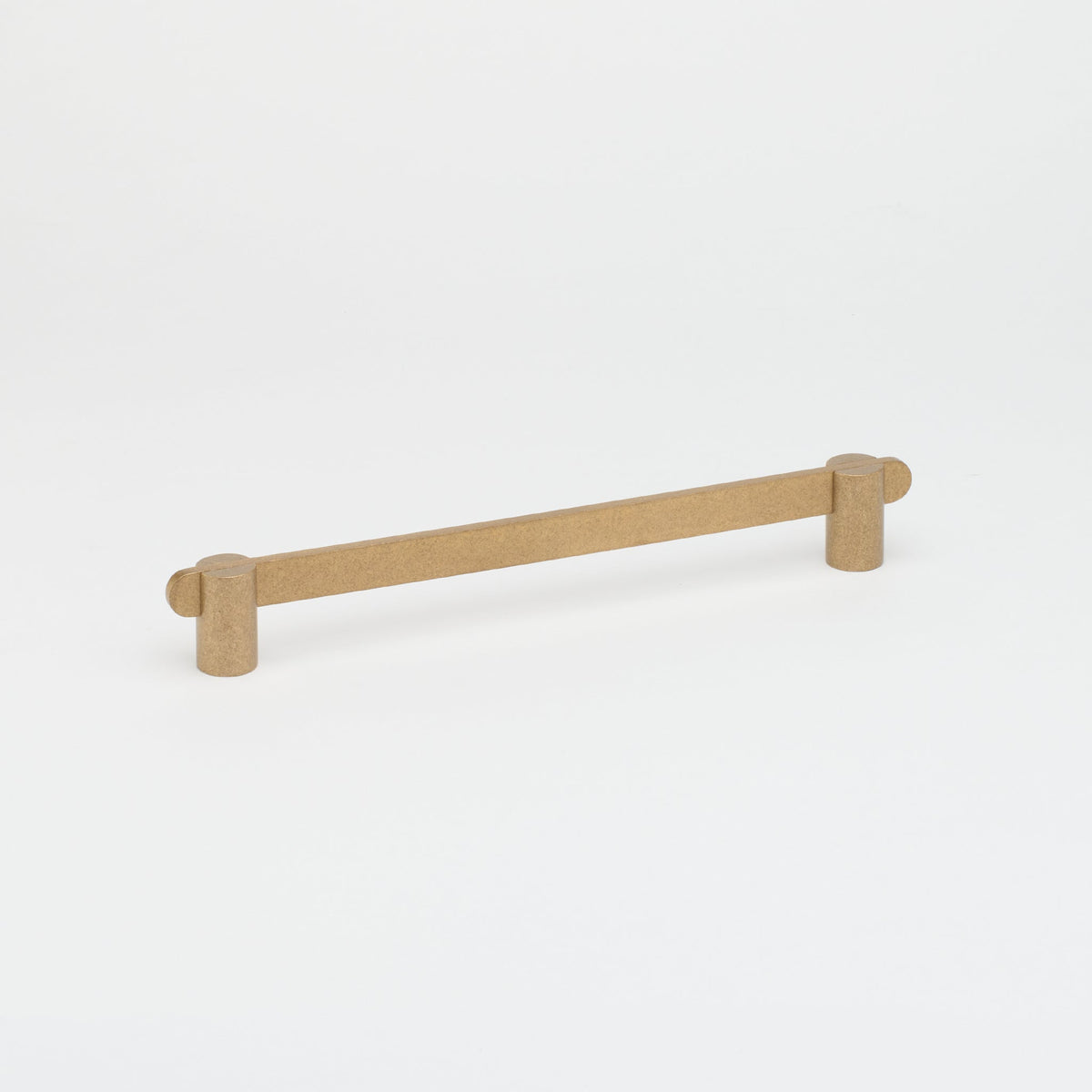 Intersect Pull Tumbled Brass — view 3
