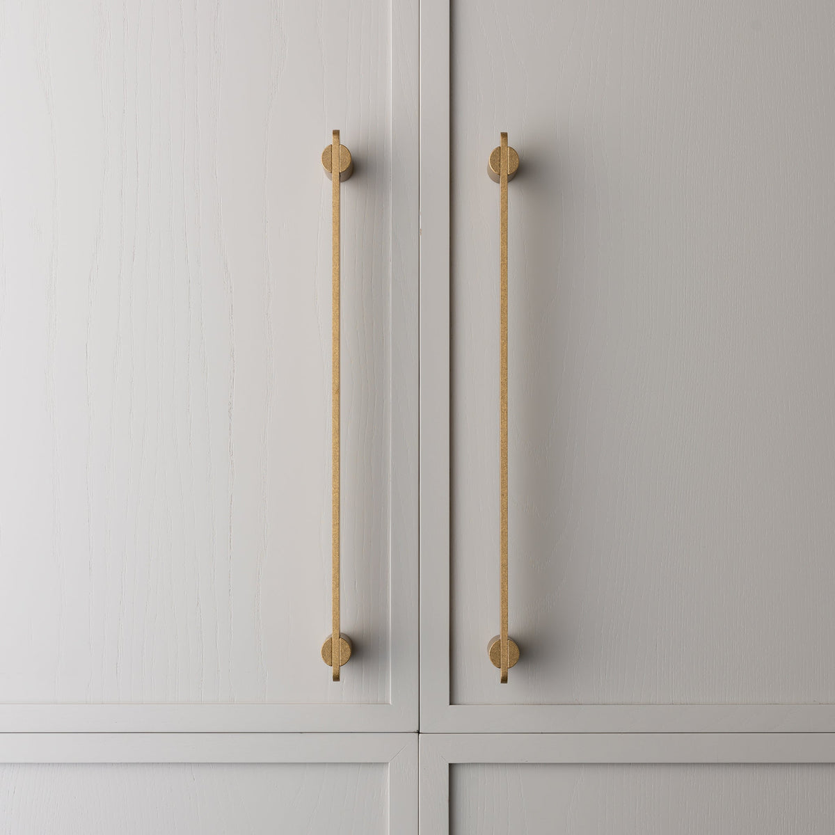 Intersect Pull Tumbled Brass — view 8