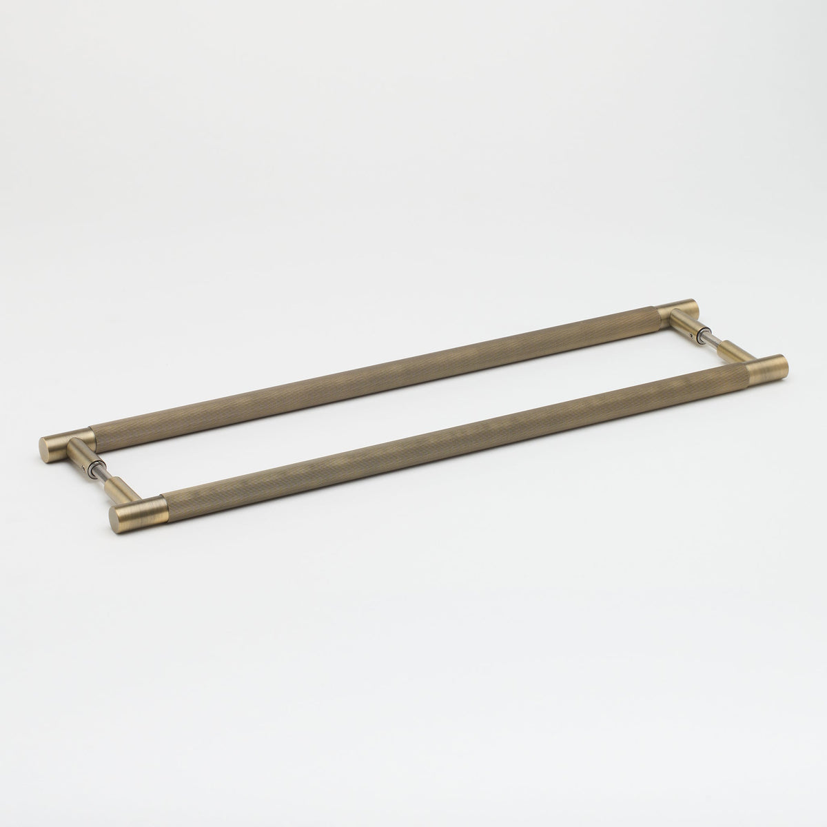 Linear Entry Pull Aged Brass — view 1