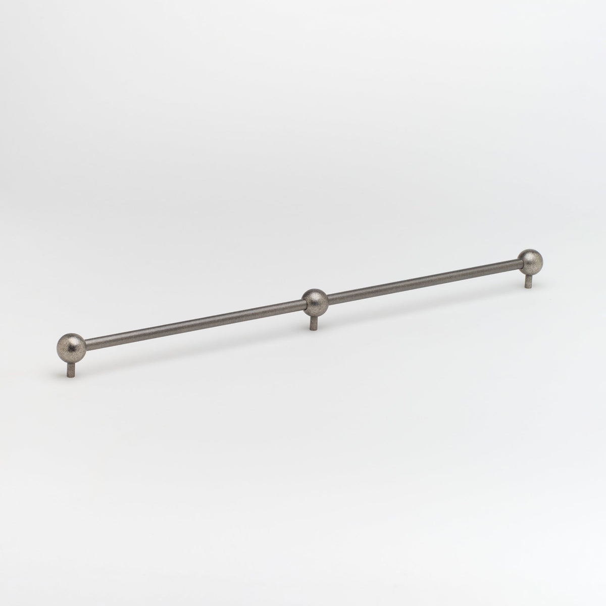 Sphere Appliance Pull Tumbled Nickel — view 1