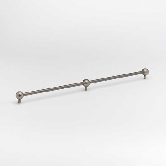 Sphere Appliance Pull Tumbled Nickel — view 1