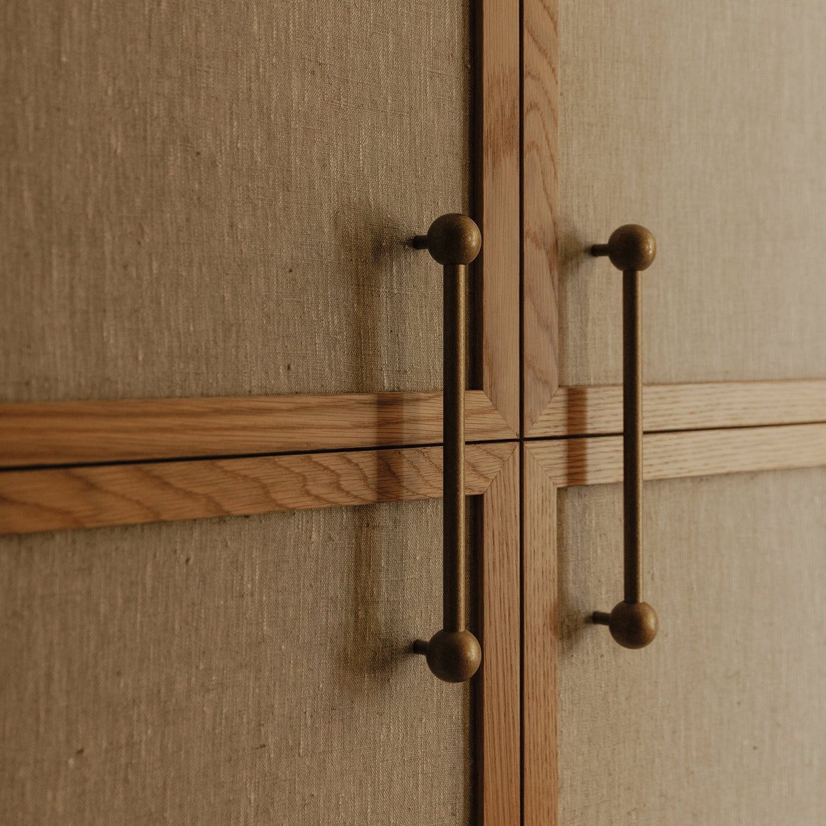 Sphere Pull Tumbled Brass — view 9